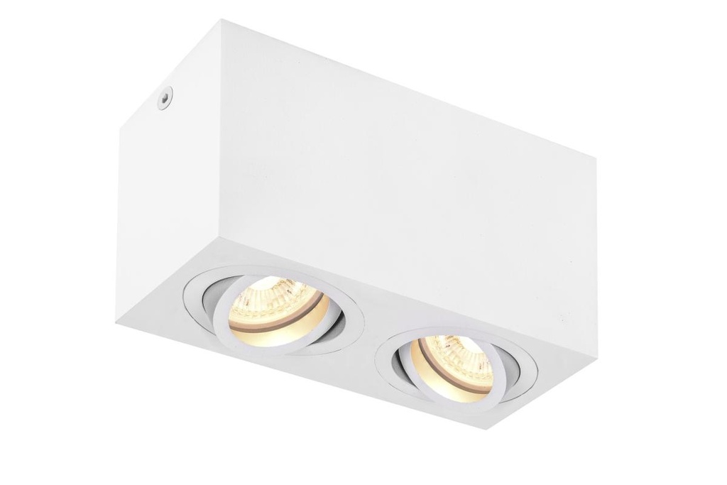 [SLV-1002006] TRILEDO Double, indoor plafondarmatuur, QPAR51, wit, max. 10W