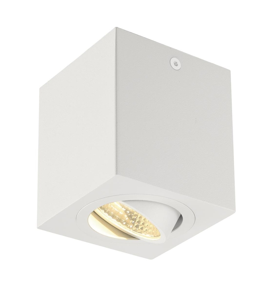 TRILEDO SQUARE CL, plafondarmatuur, LED, 3000K, hoekig, wit, 38°, 8,2W, incl. driver