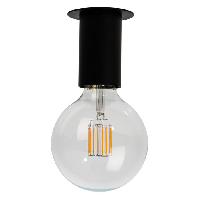 [PSM-5200.E27.1M] TUBO opbouw plafondverlichting - vast - down wit textuur