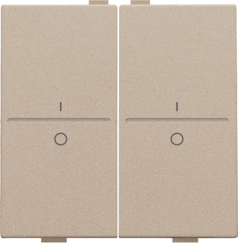 [NIK-157-00008] TWEEV. TOETS I/0 VOOR DRAADLOZE SCHAKELAAR/DRUKKNOP, 4 CONTACTEN