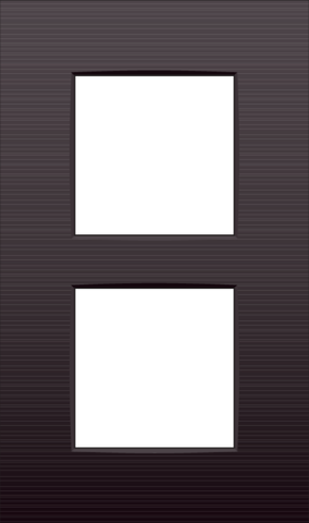 [NIK-124-76200] TWEEVOUDIGE AFDEKPLAAT MET 60MM CENTERAFSTAND, VERTICAAL