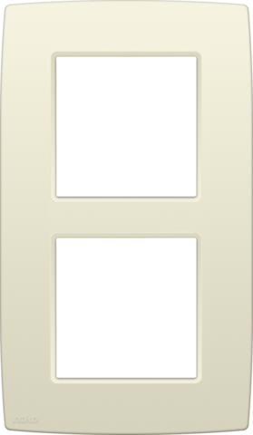 [NIK-100-76200] TWEEVOUDIGE AFDEKPLAAT MET 60MM CENTERAFSTAND, VERTICAAL