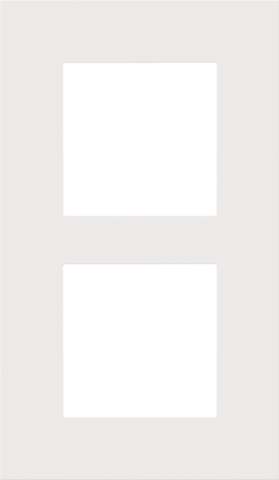 [NIK-154-76200] TWEEVOUDIGE AFDEKPLAAT MET 60MM CENTERAFSTAND, VERTICAAL