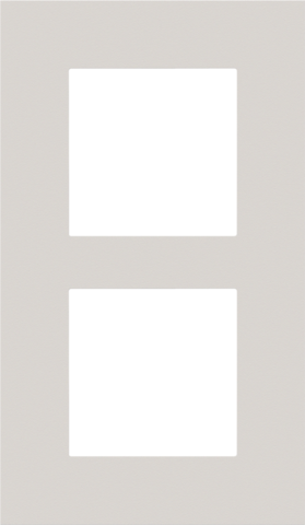 [NIK-159-76200] TWEEVOUDIGE AFDEKPLAAT MET 60MM CENTERAFSTAND, VERTICAAL