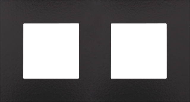 TWEEVOUDIGE AFDEKPLAAT MET 71MM CENTERAFSTAND