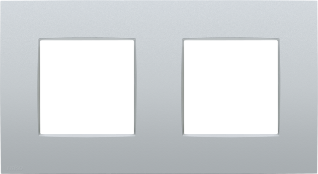 TWEEVOUDIGE AFDEKPLAAT MET 71MM CENTERAFSTAND