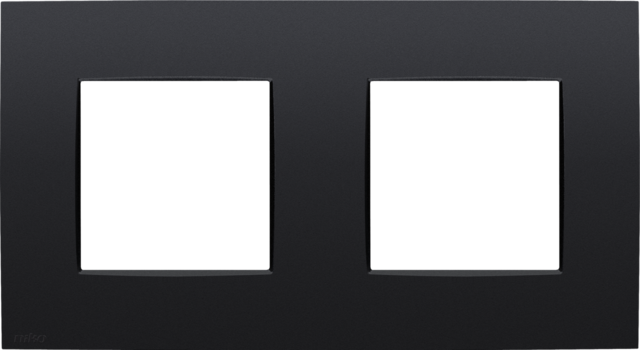 TWEEVOUDIGE AFDEKPLAAT MET 71MM CENTERAFSTAND