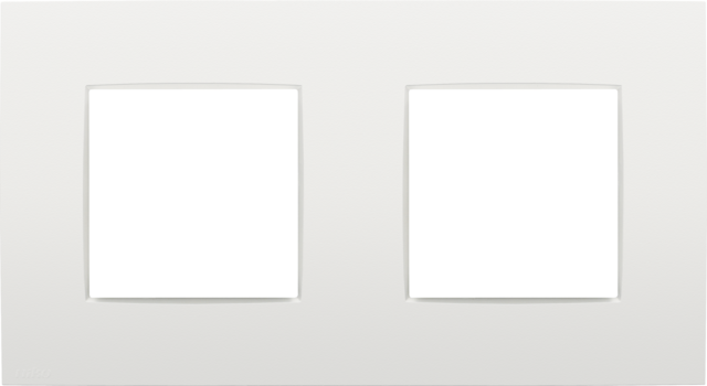 TWEEVOUDIGE AFDEKPLAAT MET 71MM CENTERAFSTAND