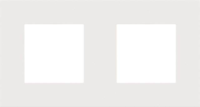 TWEEVOUDIGE AFDEKPLAAT MET 71MM CENTERAFSTAND