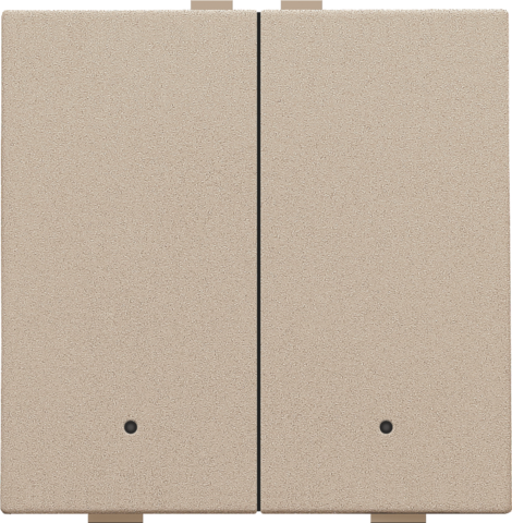 TWEEVOUDIGE DRUKKNOP MET LEDS EN COMFORTSENSOREN