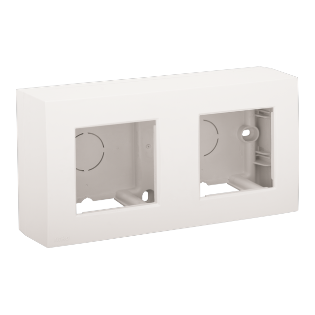 TWEEVOUDIGE OPBOUWKIT VOOR OPBOUWMONTAGE VAN 2 INBOUWFUNCTIES