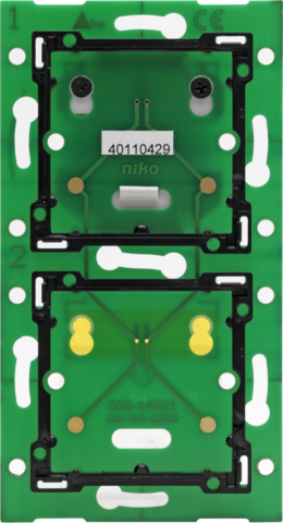 [NIK-550-14021] TWEEVOUDIGE VERTICALE MUURPRINT VOOR NIKO HOME CONTROL