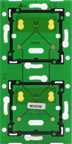 [NIK-550-14027] TWEEVOUDIGE VERTICALE MUURPRINT VOOR NIKO HOME CONTROL