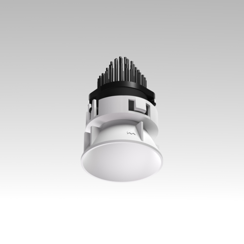 [MDL-13512138] Tetrix Oblique Recessed 62 1x IP55 LED 2700K Flood DE White Matt