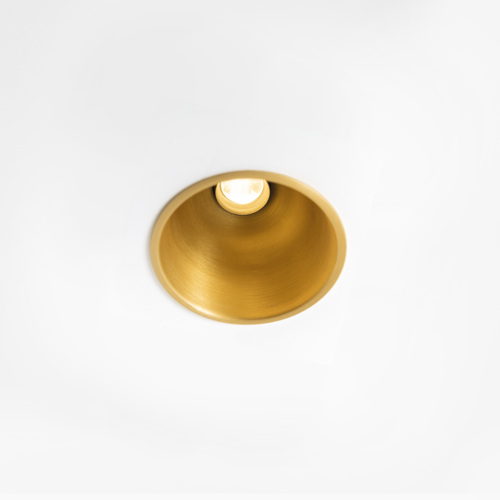 [MDL-11620042] Thimble Recessed 74 1x IP55 LED 2700K Medium DE Gold Brushed Anodised