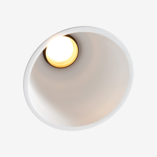[MDL-11620009] Thimble Recessed 74 1x IP55 LED 2700K Medium DE White Structure