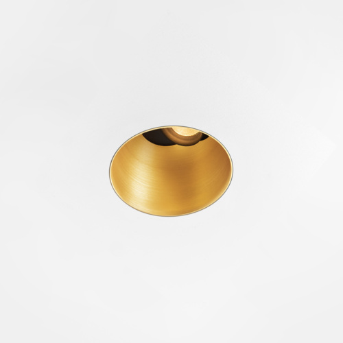 [MDL-11623042] Thimble Recessed Trimless Adjustable 70 1x LED 2700K Medium DE Gold Brushed Anodised