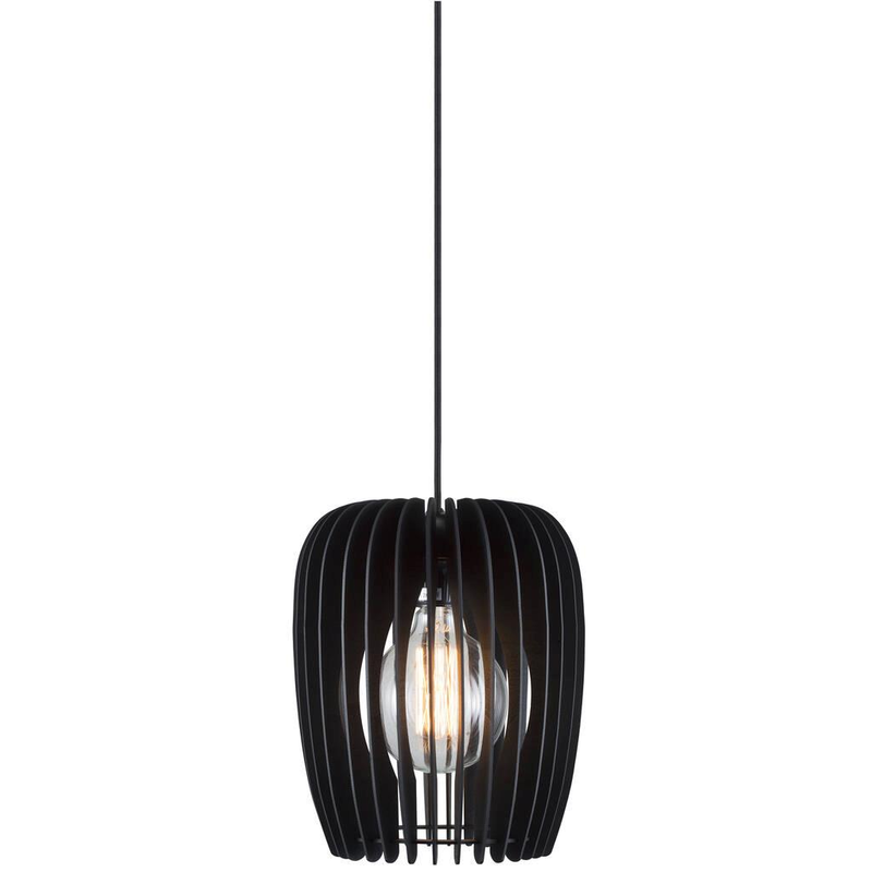 Tribeca 24 - Hanglamp - Zwart Hout - E27