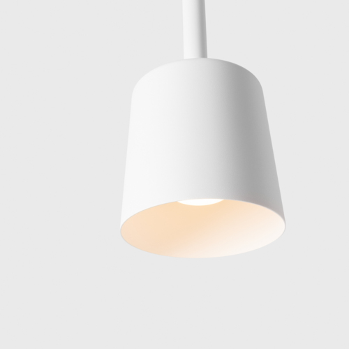 Tulip Bloom Suspended Surface Power Feed 1x A60 E27 White Structure