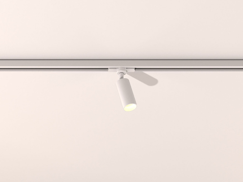 Twist Track 3F 230V 36° 2700K Mains Dimmable Textured White