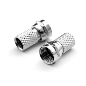[ELI-34337] Twist-on F connector voor coaxiale kabel Telenet of soortgelijk 7mm - 10 stuks