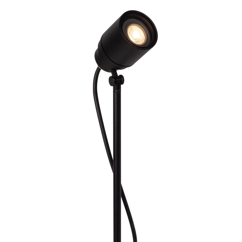 [PSM-T7050.32AX] UFO MINI tuinpaal met grondpin - richtbaar - met 1,5m kabel - met glas - met scharnier - grondpin me