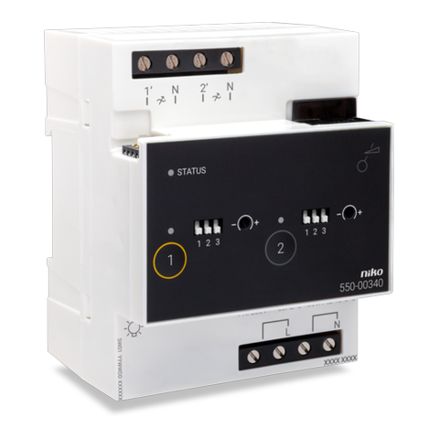 UNIVERSELE DIMMODULE, 2X400W, VOOR NIKO HOME CONTROL