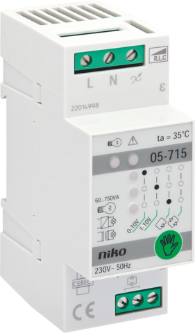 [NIK-05-715] UNIVERSELE MODULAIRE DIMMER, 750VA