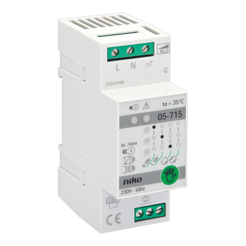 [NIK-05-715] UNIVERSELE MODULAIRE DIMMER, 750VA