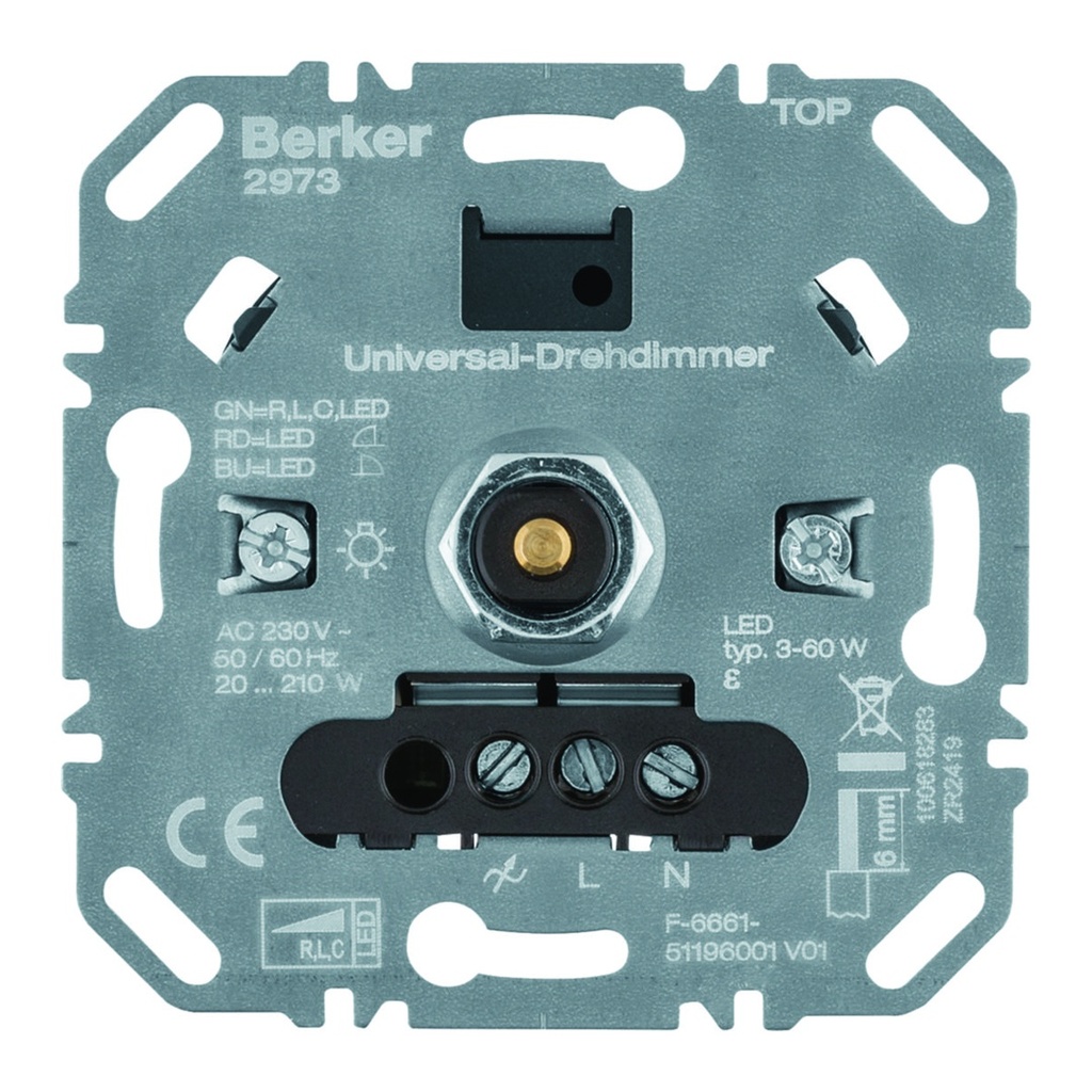 [HAG-2973] Universele draaiknopdimmer (R,L,C,LED)