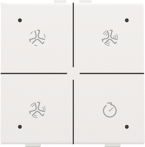 [NIK-154-52054] VENTILATIEBEDIENING MET LED, VOOR NIKO HOME CONTROL