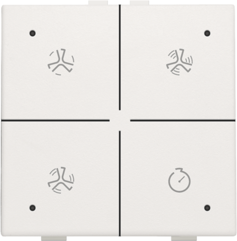 [NIK-101-52054] VENTILATIEBEDIENING MET LED, VOOR NIKO HOME CONTROL