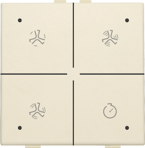 VENTILATIEBEDIENING MET LED, VOOR NIKO HOME CONTROL