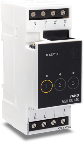 [NIK-550-00140] VENTILATIEMODULE VOOR NIKO HOME CONTROL