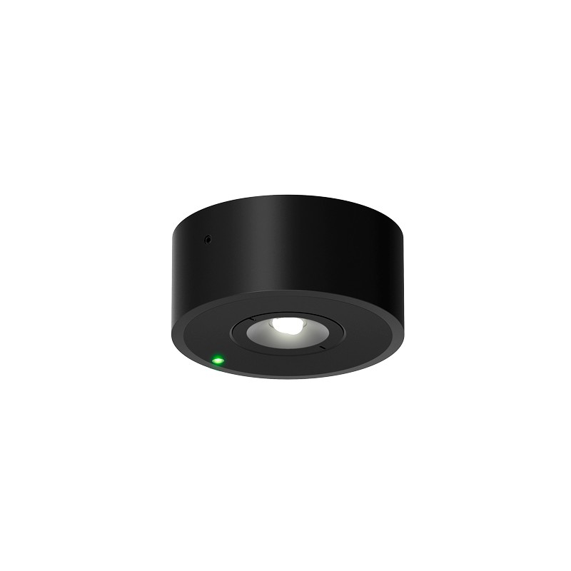 [LNG-L8123-N-ROUND] VIALED ROUND 3,5W 250lm/1h 150lm/3h P/NP ZWART AUT