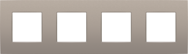 VIERVOUDIGE AFDEKPLAAT MET 71MM CENTERAFSTAND