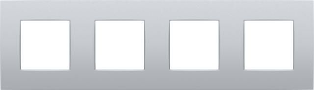 [NIK-132-76400] VIERVOUDIGE AFDEKPLAAT MET 71MM CENTERAFSTAND