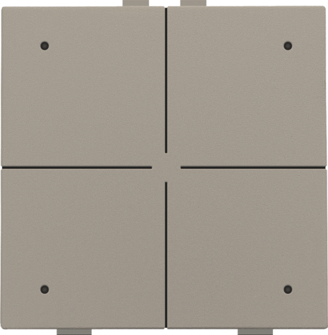 [NIK-123-52204] VIERVOUDIGE DRUKKNOP MET LEDS EN COMFORTSENSOREN