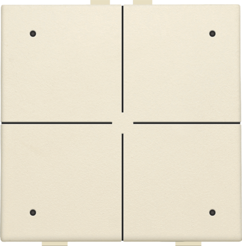 [NIK-100-52204] VIERVOUDIGE DRUKKNOP MET LEDS EN COMFORTSENSOREN