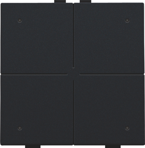 [NIK-161-52204] VIERVOUDIGE DRUKKNOP MET LEDS EN COMFORTSENSOREN