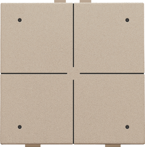 VIERVOUDIGE DRUKKNOP MET LEDS EN COMFORTSENSOREN