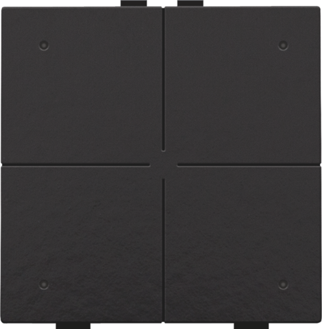 [NIK-200-52204] VIERVOUDIGE DRUKKNOP MET LEDS EN COMFORTSENSOREN