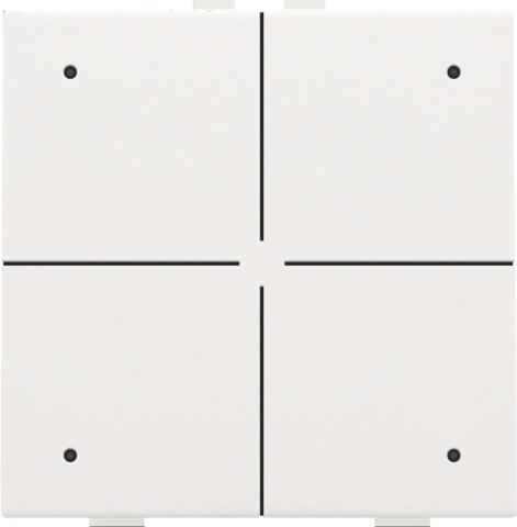 [NIK-154-52204] VIERVOUDIGE DRUKKNOP MET LEDS EN COMFORTSENSOREN