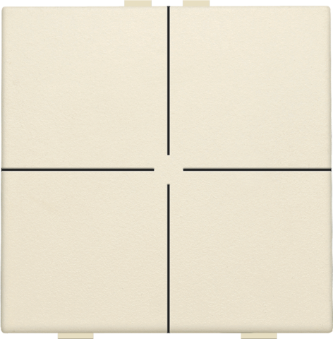 [NIK-100-51004] VIERVOUDIGE DRUKKNOP VOOR NIKO HOME CONTROL