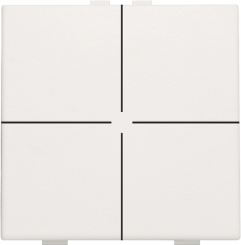 [NIK-101-51004] VIERVOUDIGE DRUKKNOP VOOR NIKO HOME CONTROL