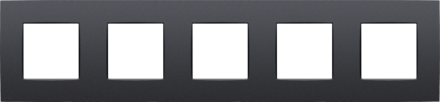 VIJFVOUDIGE AFDEKPLAAT MET 71MM CENTERAFSTAND