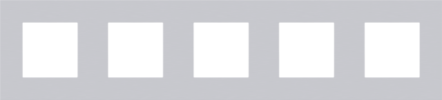 VIJFVOUDIGE AFDEKPLAAT MET 71MM CENTERAFSTAND