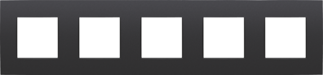 VIJFVOUDIGE AFDEKPLAAT MET 71MM CENTERAFSTAND