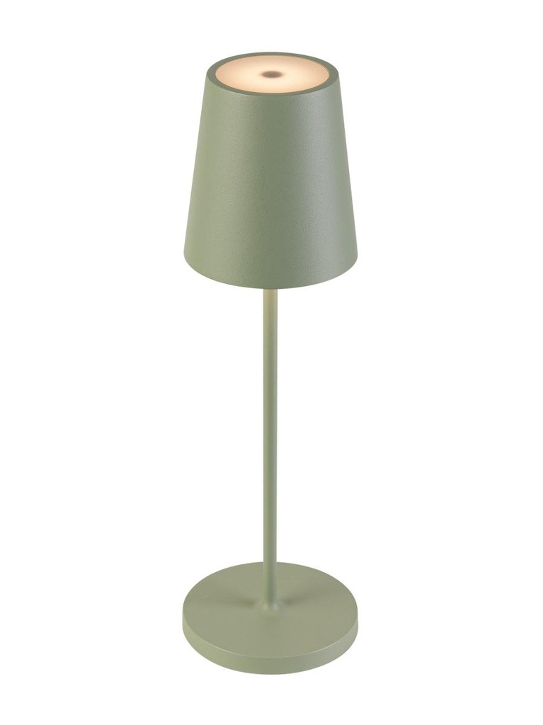 VINOLINA TWO, tafellamp, accu, IP65, 2200/2700/3000K, TOUCH, groen