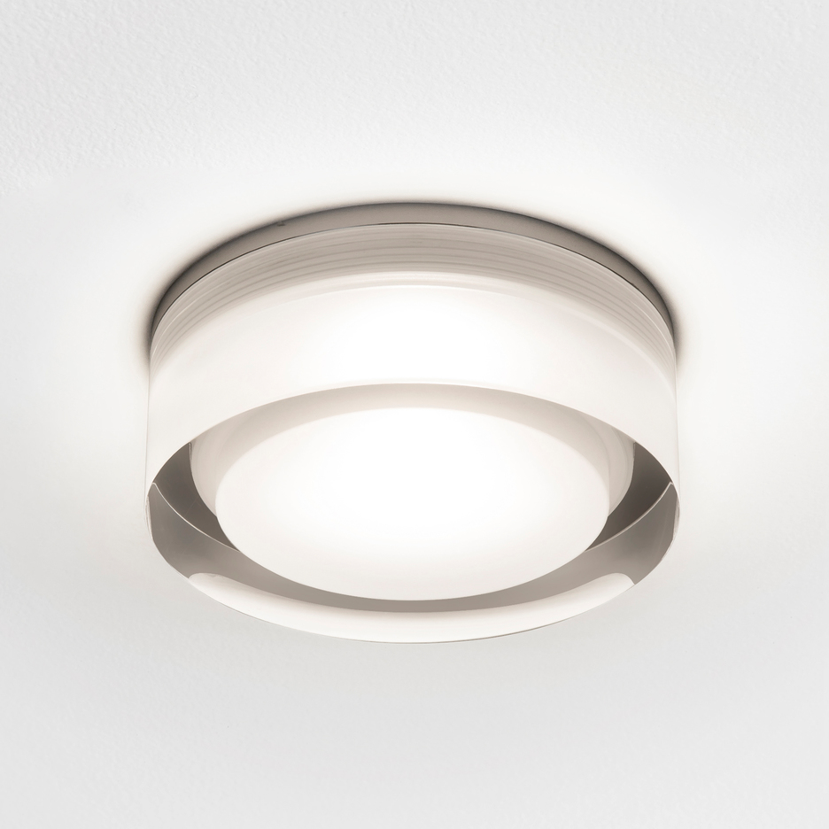 Vancouver Round 90 LED Clear Acrylic